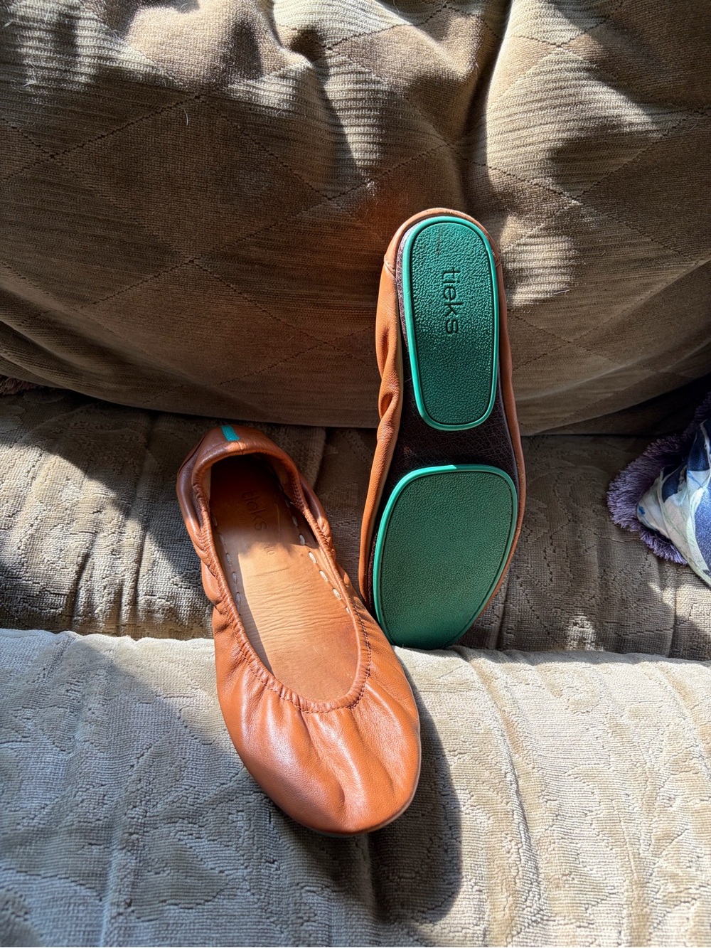 Tieks Size 10 Chestnut